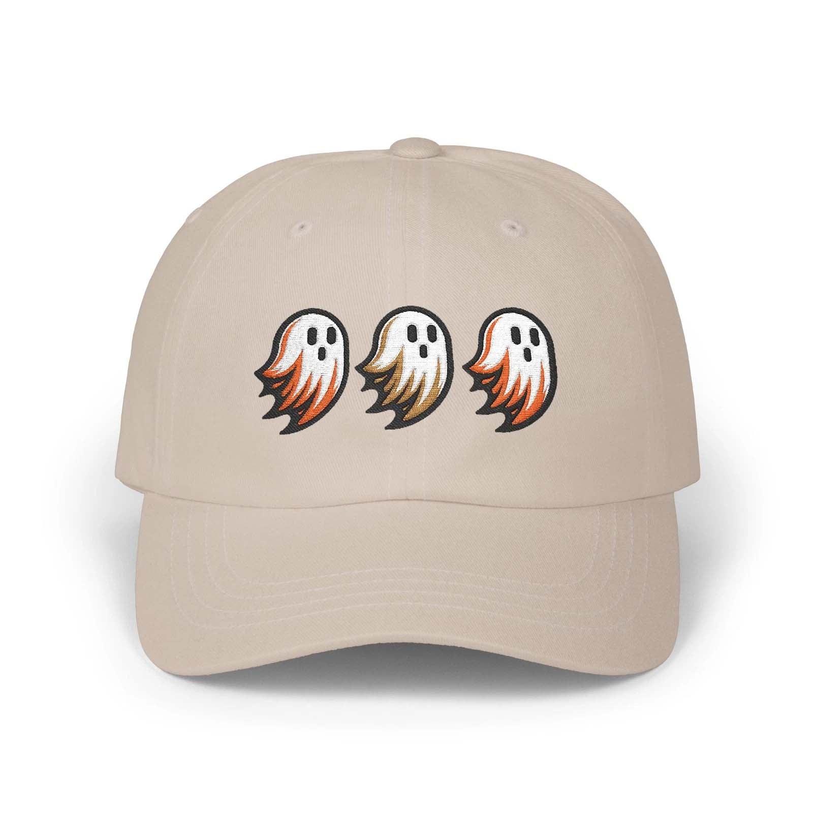 Ghost Trio Classic Cap, Halloween Hat