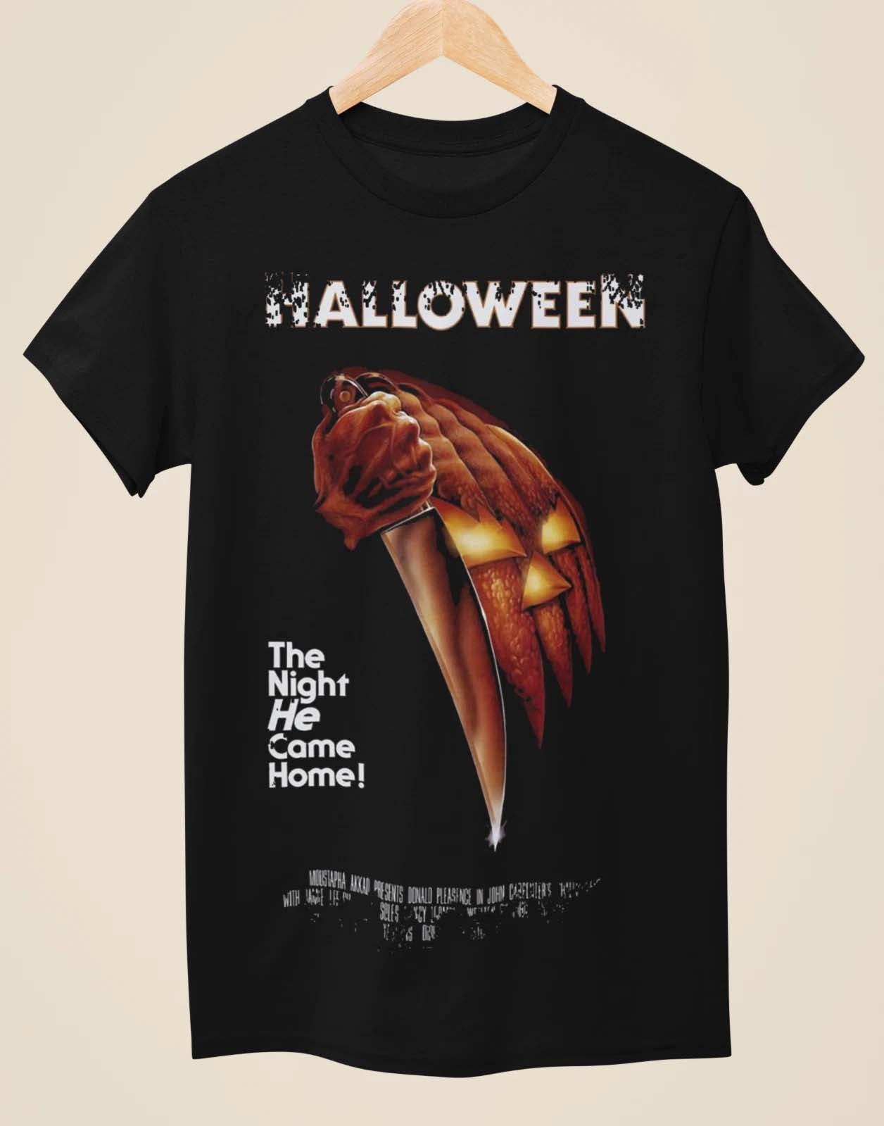 Halloween - Movie Poster Inspired Unisex Black T-Shirt
