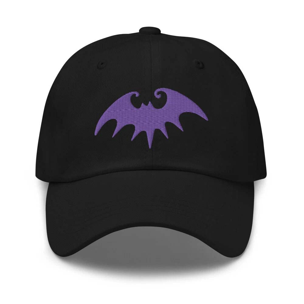 Halloween Gothic Vampire Bat Embroidered Baseball Cap Dad hat