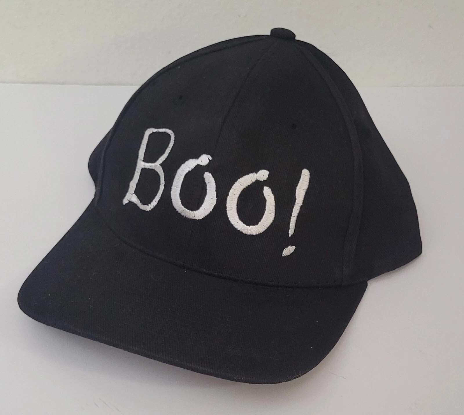 Halloween Boo! Black Baseball Cap