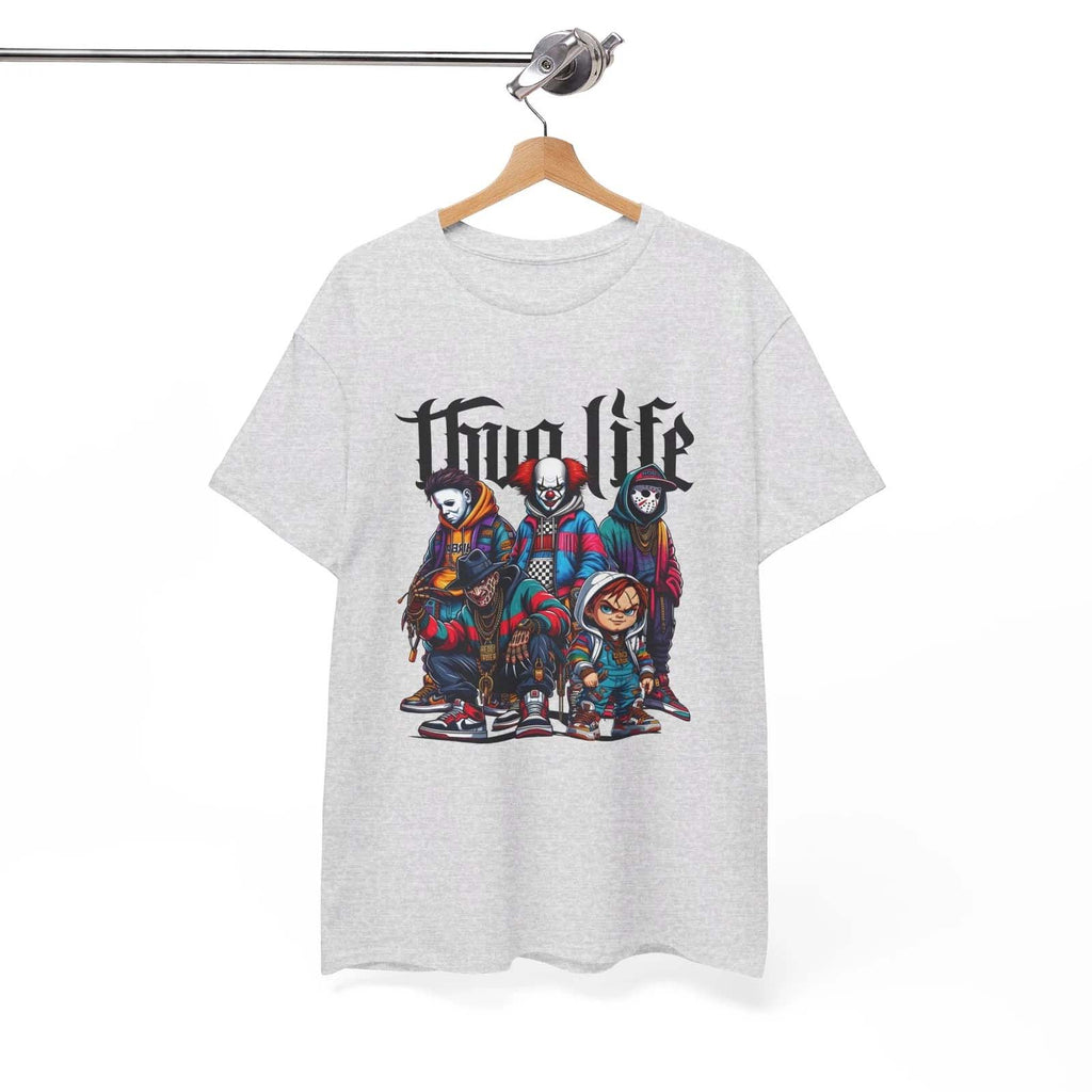 Thug Life Gangster Horror Icons Halloween T-Shirt
