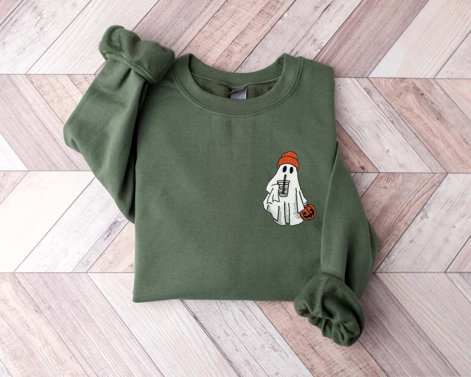 Little Ghost Ice Coffee Sweatshirt