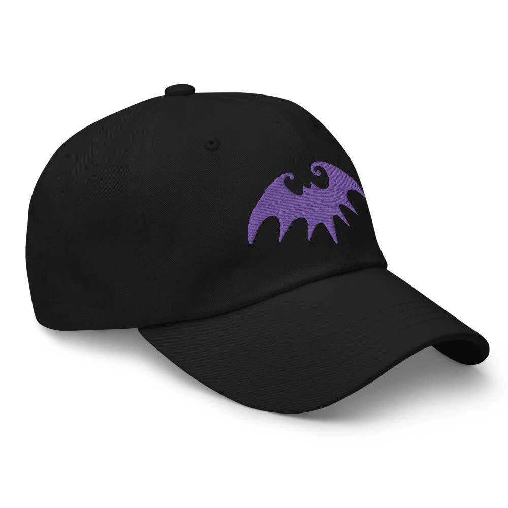 Halloween Gothic Vampire Bat Embroidered Baseball Cap Dad hat