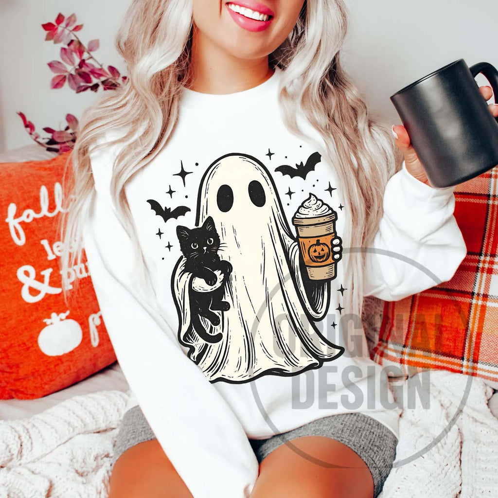 Pumpkin Spice Ghost Sweatshirt