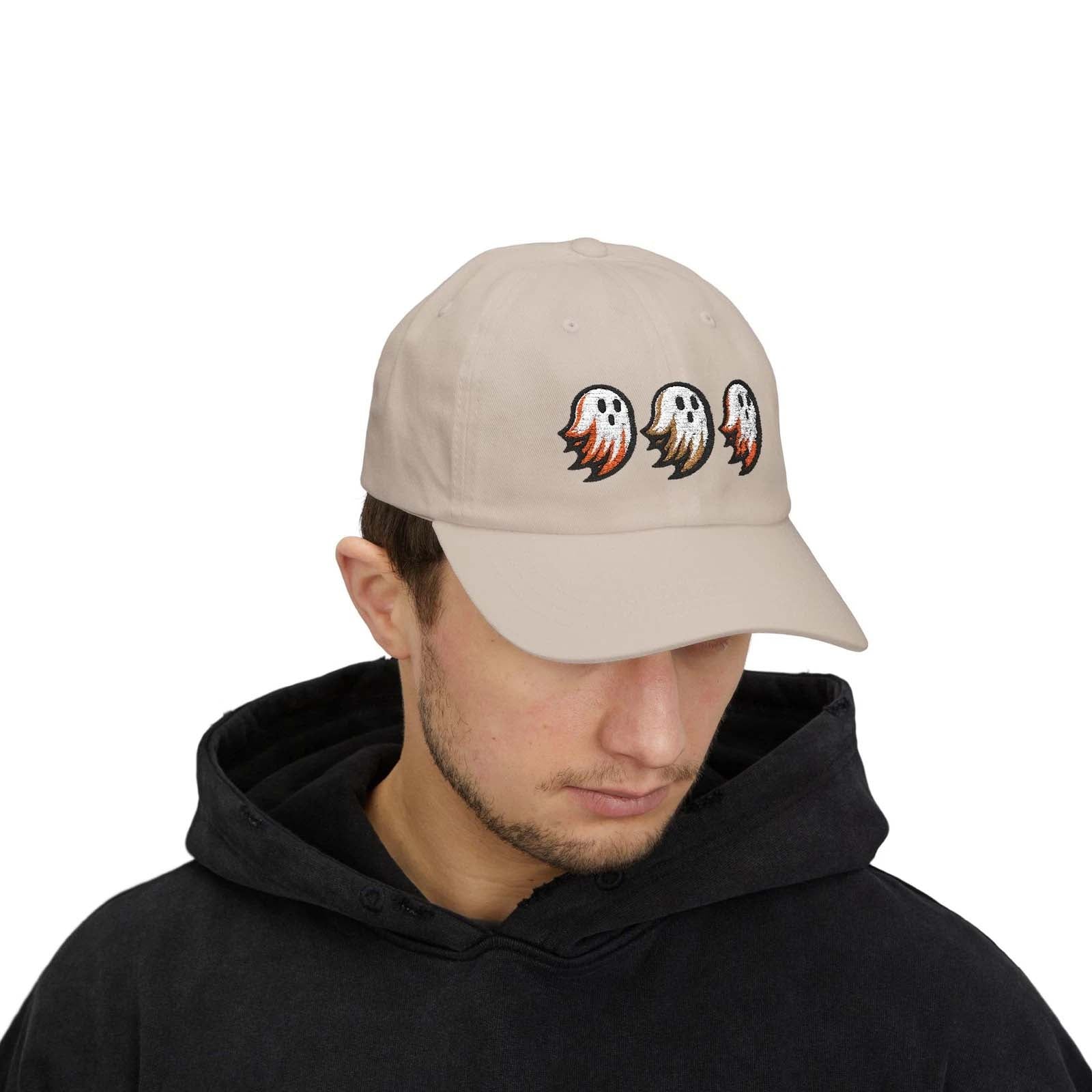 Ghost Trio Classic Cap, Halloween Hat