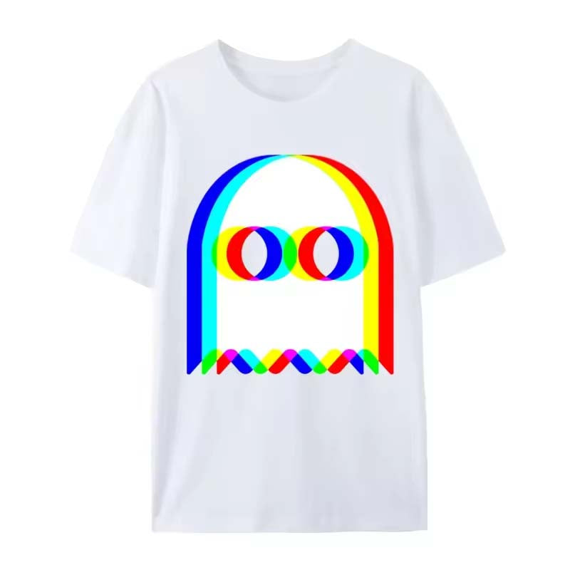 Ghost Psychedelic Vaporwave Halloween Techno Wild EDM Music New Arrivals Normal Cool T-Shirt