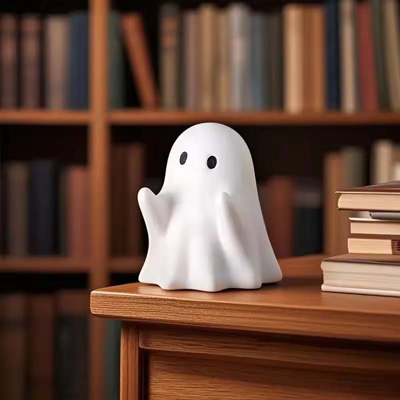 2025 Hot Selling Cute Ghost Pen Holder Home Study Office Desktop Multifunctional Funny Halloween Pen Holder Decoration Ornaments
