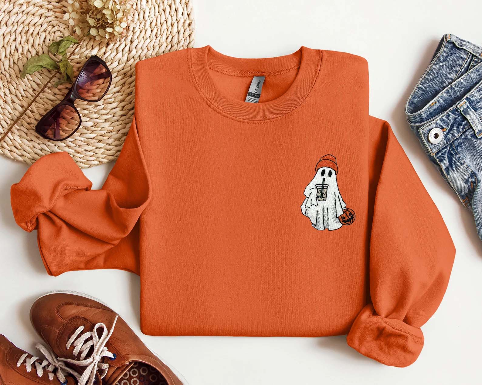 Little Ghost Ice Coffee Sweatshirt