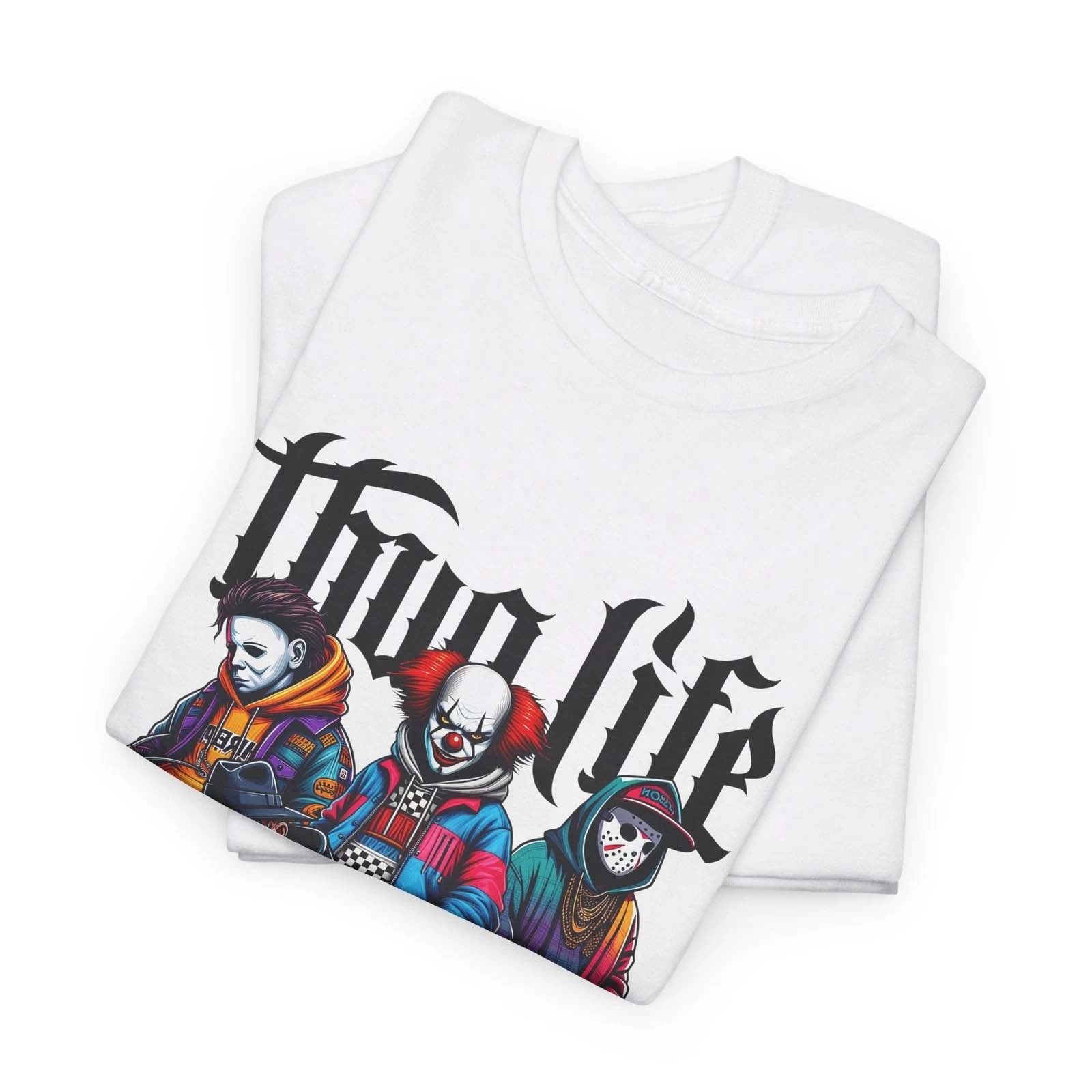 Thug Life Gangster Horror Icons Halloween T-Shirt