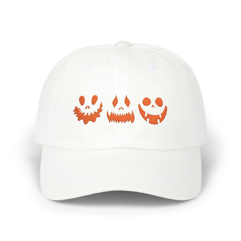 Embroidered Halloween Pumpkin Dad Cap Jack O Lantern Spooky Fall Unisex Hat