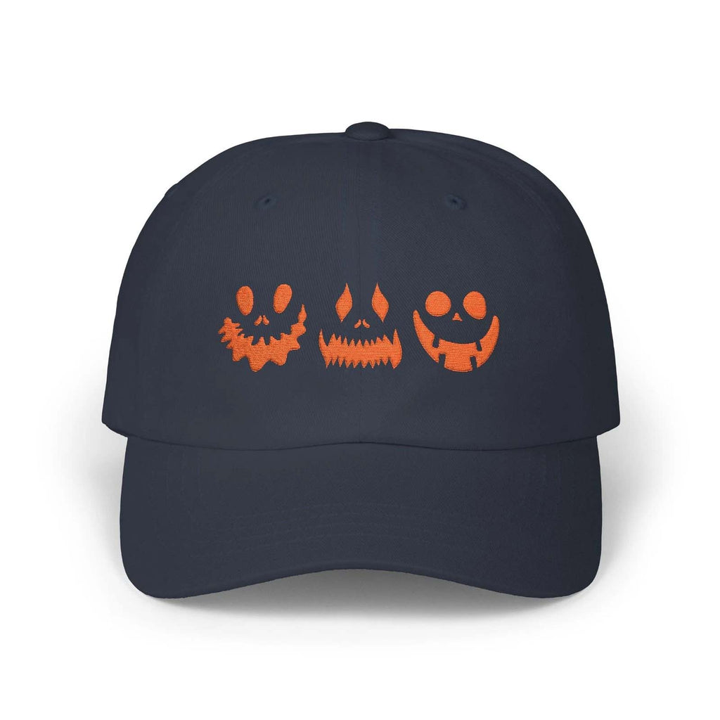 Embroidered Halloween Pumpkin Dad Cap Jack O Lantern Spooky Fall Unisex Hat