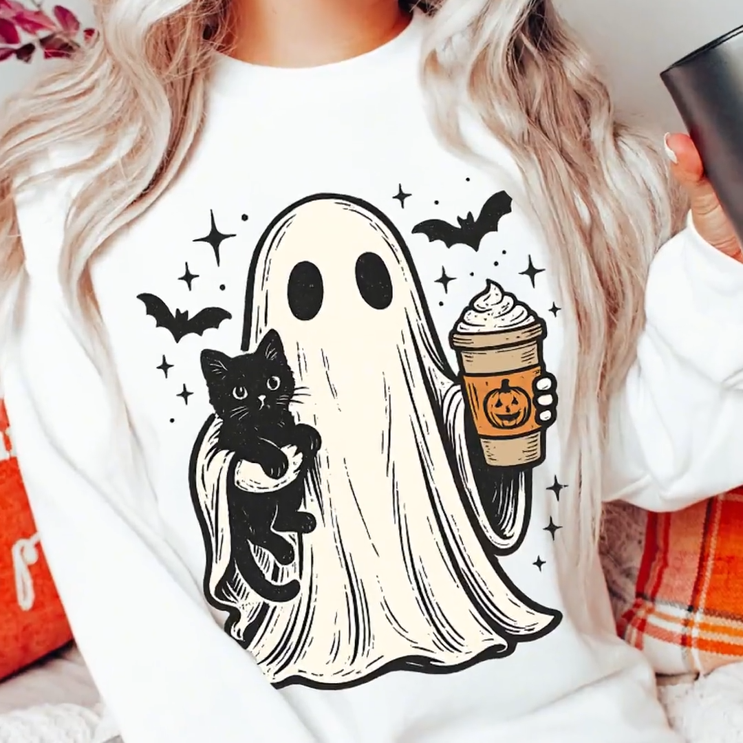 Pumpkin Spice Ghost Sweatshirt
